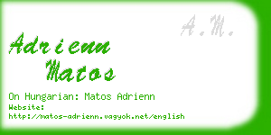 adrienn matos business card